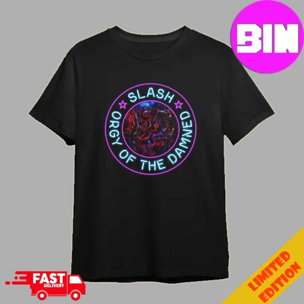 OOTD Cover Art Neon Sign Slash Orgy Of The Damned Unisex T-Shirt