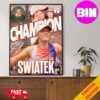 Official Carlos Alcaraz Champion Roland Garros 2024 The Championships Wimbledon Home Decor Poster Canvas