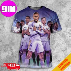 Official Kylian Mbappe Is a Real Madrid Player 2024 All Over Print Unisex T-Shirt