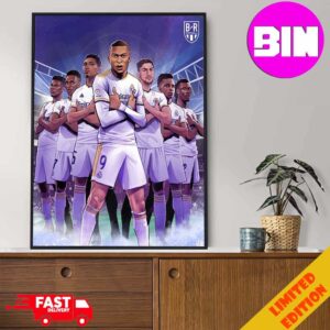 Official Kylian Mbappe Is a Real Madrid Player 2024 Home Decor Poster Canvas