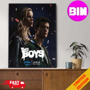 Official New Poster For The Boy Season 4 Releases On Prime June 13th  2024 New Season Home Decor Poster Canvas