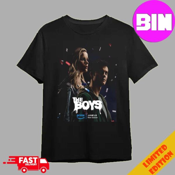 Official New Poster For The Boy Season 4 Releases On Prime June 13th  2024 New Season Unisex Essentials T-Shirt