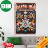 Blink-182 Dickies Arena Fort Worth Texas June 25th 2024 One More Time Tour Home Decor Poster Canvas