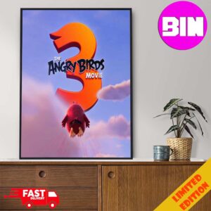 Official Poster The Angry Birds 3 Movie Home Decor Poster Canvas