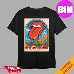 Official Poster The Rolling Stones In Atlanta GA 2024 On June 7 At Mercedes Benz Stadium Unisex Essentials T-Shirt