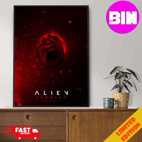 Original Poster Of The Film Alien Romulus Release Only In Theaters On August 16th 2024 Home Decor Poster Canvas