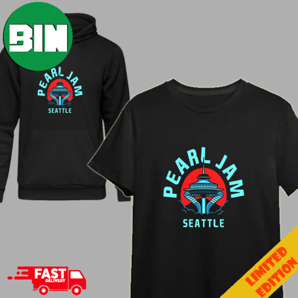 Pearl Jam Hockey Logo Seattle Show T-Shirt Hoodie