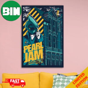 Pearl Jam Manchester Tonight At The Coop Live Event Poster June 25 Dark Matter World Tour 2024 Home Decorations Poster Canvas