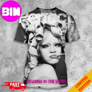 Photograph Rihanna x Perfect Magazine Issue 6 5 By Rafeal Pavarotti Cover 1 Rihanna In One Word 2024 All Over Print Unisex T-Shirt