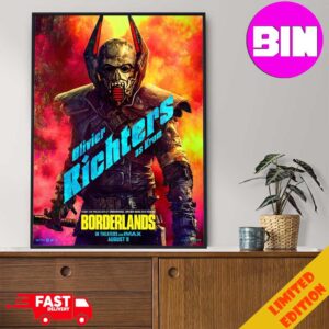 Poster For Borderlands Olivier Richters As Krom From The Producer Of Uncharted Spider-Man And Venom In Theaters And IMAX August 9th 2024 Home Decor Poster Canvas