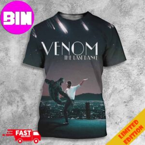 Poster Venom The Last Dance Till Death Do They Apart Venom 3 Movie 2024 Release On October 24th All Over Print Unisex T-Shirt