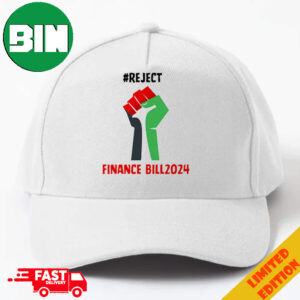 Reject Finance Bill 2024 White Classic Hat-Cap Snapback