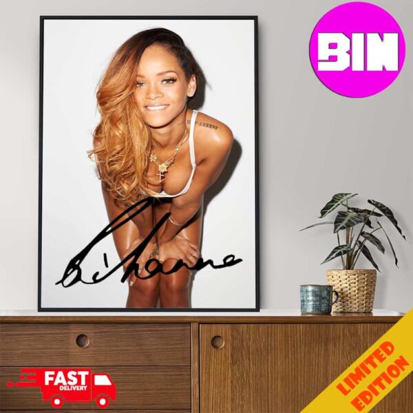 Rihanna For Rolling Stone Magazine Cover Home Decor Poster Canvas