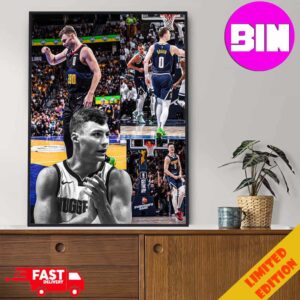 Short-moment NBA 2024 For Braun Of Denver Nuggets Home Decor Poster Canvas