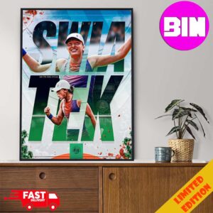 Swia Tek On To The Final Roland Garros 2024 Home Decor Poster Canvas