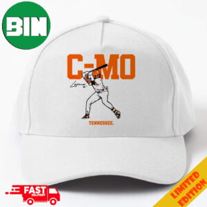 Tennessee Volunteers Christian Moore C More National World Series NCAA Champions 2024 White Classic Hat-Cap Snapback