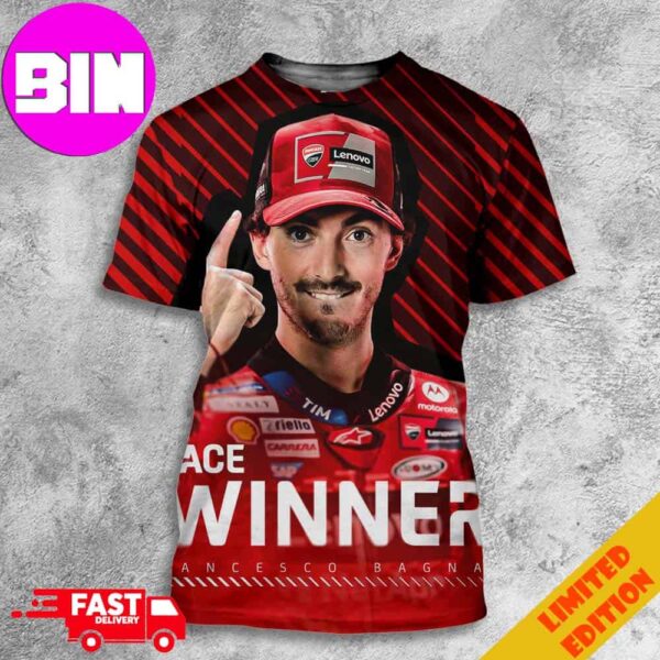 The Mugello Master Pecco Bagnaia Takes Back-To-Back Double Home Wins ItalianGP 2024 Francesco Bagnaia Winner All Over Print Unisex T-Shirt