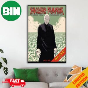 The Smashing Pumpkins Tour Poster 2024 June 10 The World Is A Vampire Europe Summer 2024 At 3Arena Dublin Ireland Home Decor Poster Canvas