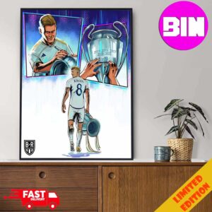 Toni Kroos Bows Out Of Club Football With His Sixth Champions League Title Thanks For Kroos Legend Home Decor Poster Canvas