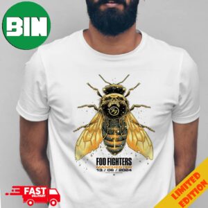 Tonight At Manchester Night One June 13 2024 Foo Fighters Emirates Old Trafford Poster Limited Edition Merchandise T-Shirt