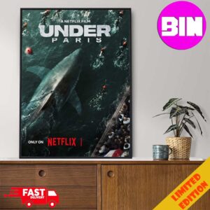 Under Paris A Netflix Film Release On June 5th 2024 Shark In Paris Home Decor Poster Canvas