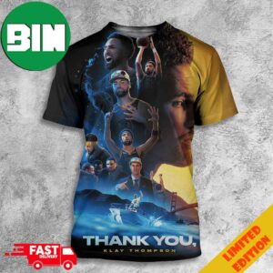 13 Years Four Championships Countless Iconic Moments Thank You For Everything Klay Thompson 3D T-Shirt