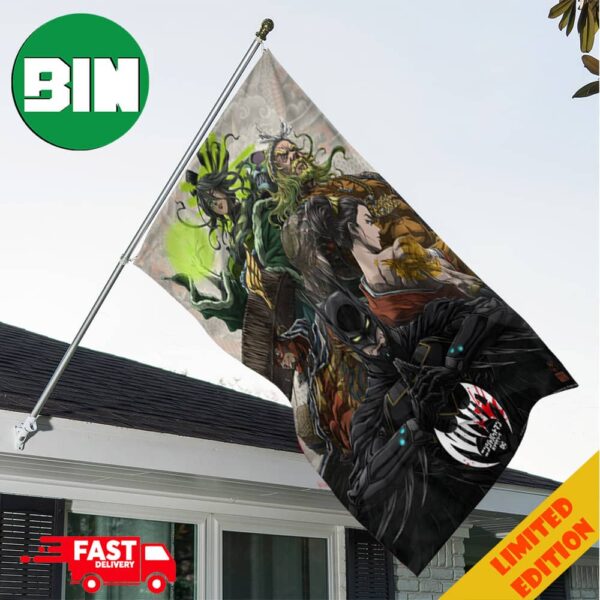 Batman Ninja vs Yakuza League Anime Film AX 2024 Garden House Flag Home Decor