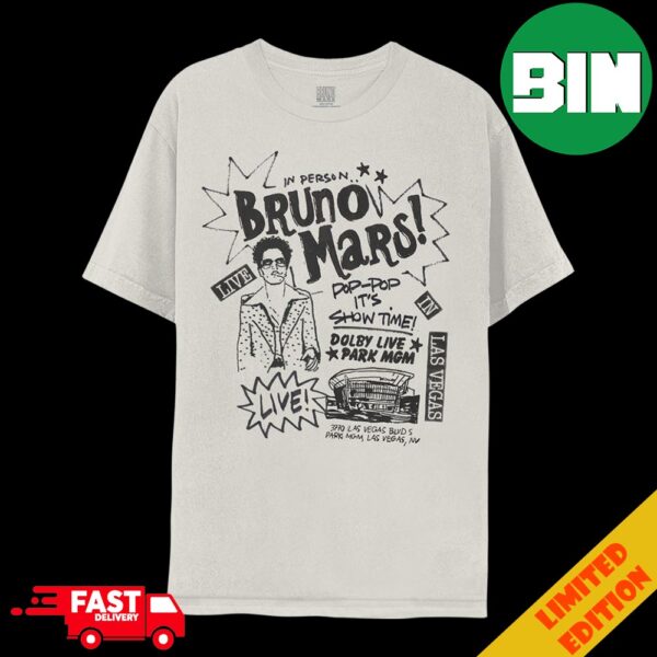 Bruno Mars Concert 2024 24K Magic World Tour Bruno Mars Live T-Shirt