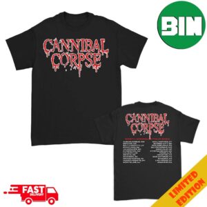 Cannibal Corpse Logo NA 2024 Tour T-Shirt