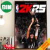 Jayson Tatum NBA 2K25 Limited Covers Edition By WalkerTKL Poster Canvas