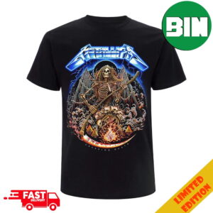 Check Out 40th Anniversary Ride The Lightning Metallica Creeping Death By Miles Tsang Limited T-Shirt