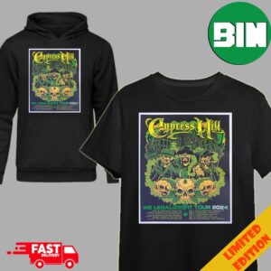 Cypress Hill Merchandise Store We Legalized It Tour 2024 Limited Edition Hand Numbered Poster T-Shirt Hoodie