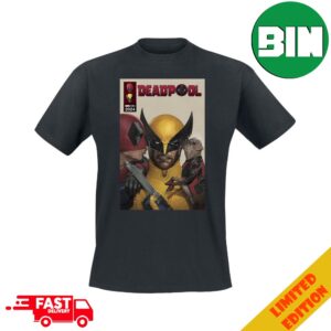 Deadpool And Wolverine Deadpool And Dogpool Kisses To Wolverine 2024 Marvel Studios T-Shirt