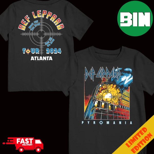 Def Leppard Pyromania Rock Till You Drop Tour Till We Drop Tour 2024 Atlanta T-Shirt