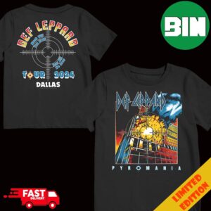 Def Leppard Pyromania Rock Till You Drop Tour Till We Drop Tour 2024 Dallas T-Shirt