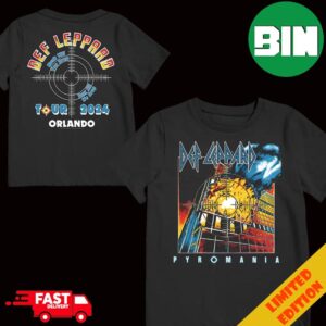 Def Leppard Pyromania Rock Till You Drop Tour Till We Drop Tour 2024 Orlando T-Shirt