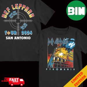 Def Leppard Pyromania Rock Till You Drop Tour Till We Drop Tour 2024 San Antonio T-Shirt