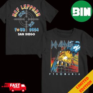 Def Leppard Pyromania Rock Till You Drop Tour Till We Drop Tour 2024 San Diego T-Shirt