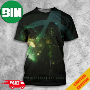 Doom Is Coming Avengers Doomsday Power Stays In The Shadows Robert Downey Jr As Doctor Doom 3D T-Shirt