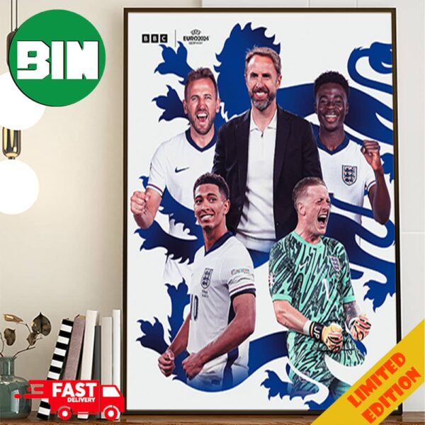 England Are Through To The Semi-finals Of Euro 2024 Poster Canvas