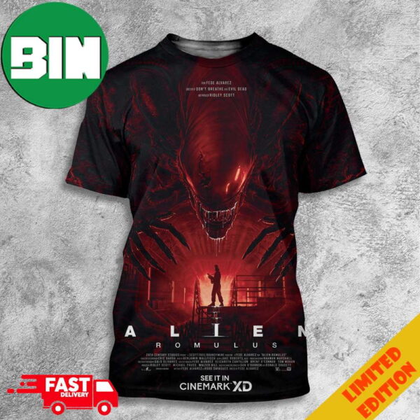 Face Your Fear Check Out This Exclusive XD Poster For Alien Romulus 3D T-Shirt