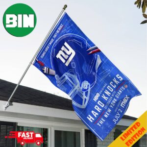 Hard Knocks Offseason With New York Giants Premieres On Stream On Max Team Aren’t Made They’re Built Poster Garden House Flag Home Decor