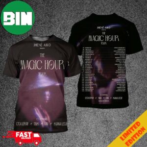 Jhene Aiko 2024 The Magic Hour Tour Tour Date List And Artwork All Over Print Two Sides T-Shirt