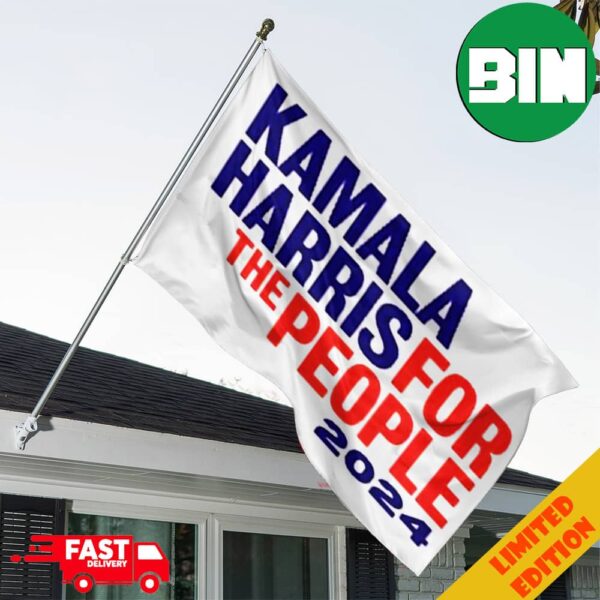 Kamala Harris For The People 2024 Garden House Flag