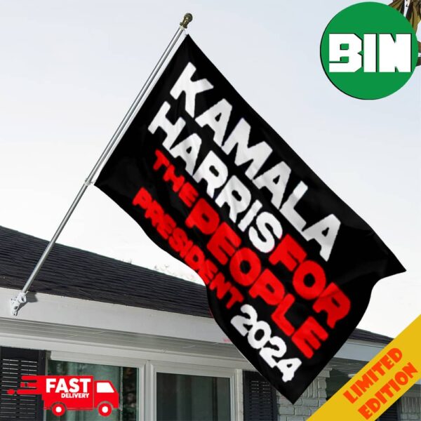 Kamala Harris For The People President 2024 Garden House Flag