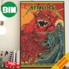 Metallica Madrid Night 1 Limited Edition Part 1 Of 2 By Puis Calzada M72 World Tour No Repeat Weekend July 12 2024 Madrid Spain Estadio Civitas Metropolitano Poster Canvas