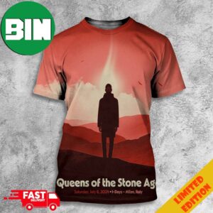 Milan See You Soon By Simon Marchner Queens Of The Stone Age Saturday July 6 2024 1 Days Milan Italy 3D T-Shirt