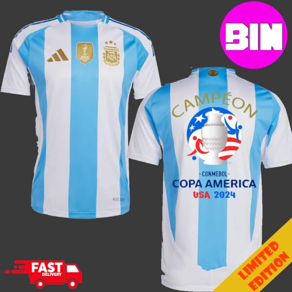 Official Copa America 2024 Argentina Champions Shirt Copa America 2024 Champions All Over Print T-Shirt