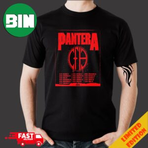 Pantera EU Tour 2025 Schedule List Date Merchandise T-Shirt