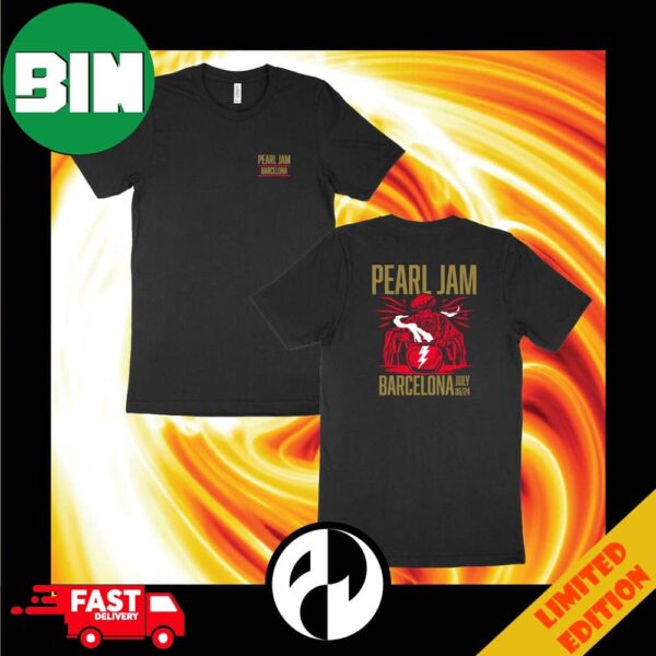 Pearl Jam Dark Matter Tour 2024 The Murder Capital Palau Sant Jordi Barcelona July 6 2024 Event Tee Gifts Merchandise T-Shirt